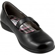 Misxiong Black Girls School Shoe, Size 33 - USED